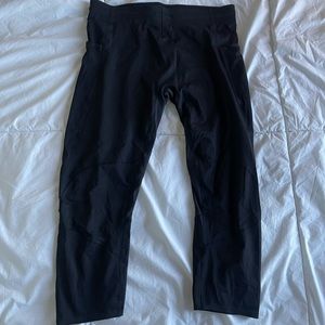 Men’s Lululemon black surge tights 22’inch inseam